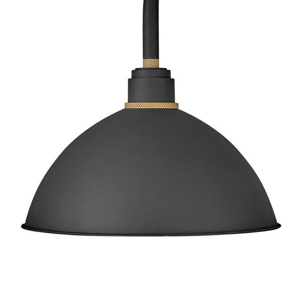 HINKLEY - Foundry Medium 1-Light Textured Black Outdoor Wall Sconce