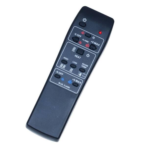 Northwest 36 in. LED Fire and Ice Electric Fireplace with Remote in Black  80-2000A-36 - The Home Depot