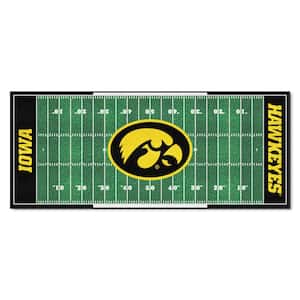 University of Iowa 3 ft. x 6 ft. Football Field Runner Rug