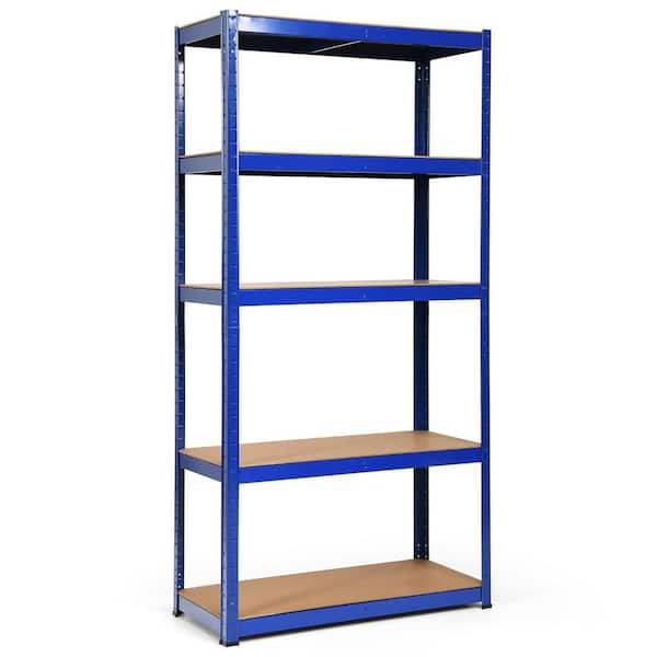 Multifunctional Bookshelf With Adjustable Steel Organizer, 5