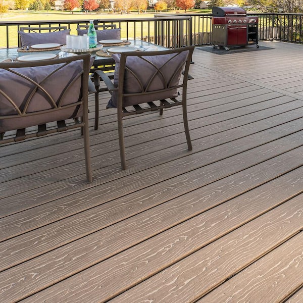 MoistureShield Vision CoolDeck Mochaccino 1 in. x 5.4 in. x 20 ft