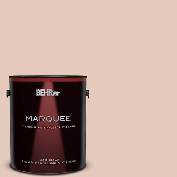 BEHR MARQUEE 1 gal. #210E-3 Almond Willow Flat Exterior Paint & Primer