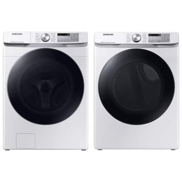 4.5 cu. ft. Smart High-Efficiency Washer and 7.5 cu. ft. Vented Smart Dryer Set in White