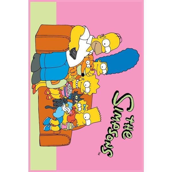 Fun Rugs The Simpsons Family Portrait Multi Colored 19 in. x 29 in. Accent Rug-DISCONTINUED