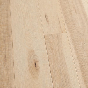 Take Home Sample - Crescent Hickory Water Resistant Distressed Engineered Hardwood Flooring - 7 in. x 7 in.