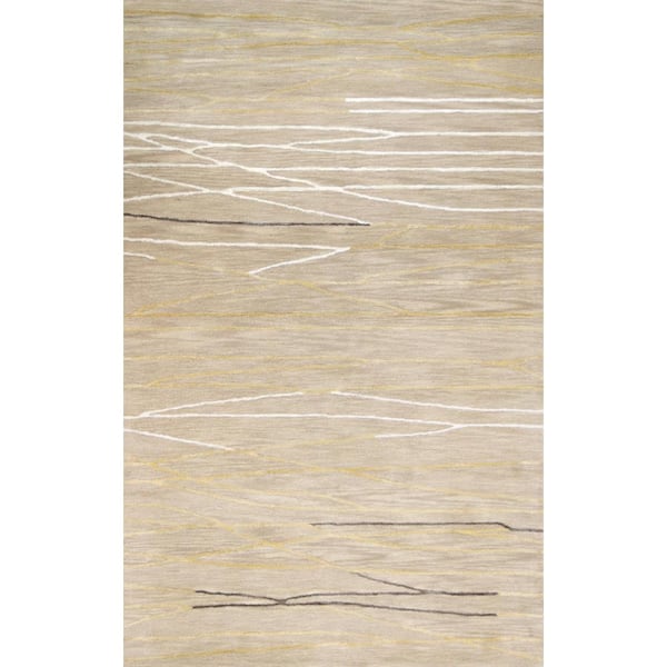 BASHIAN Sydney Beige 9 ft. x 12 ft. (8 ft. 6 in. x 11 ft. 6 in.) Abstract Contemporary Area Rug
