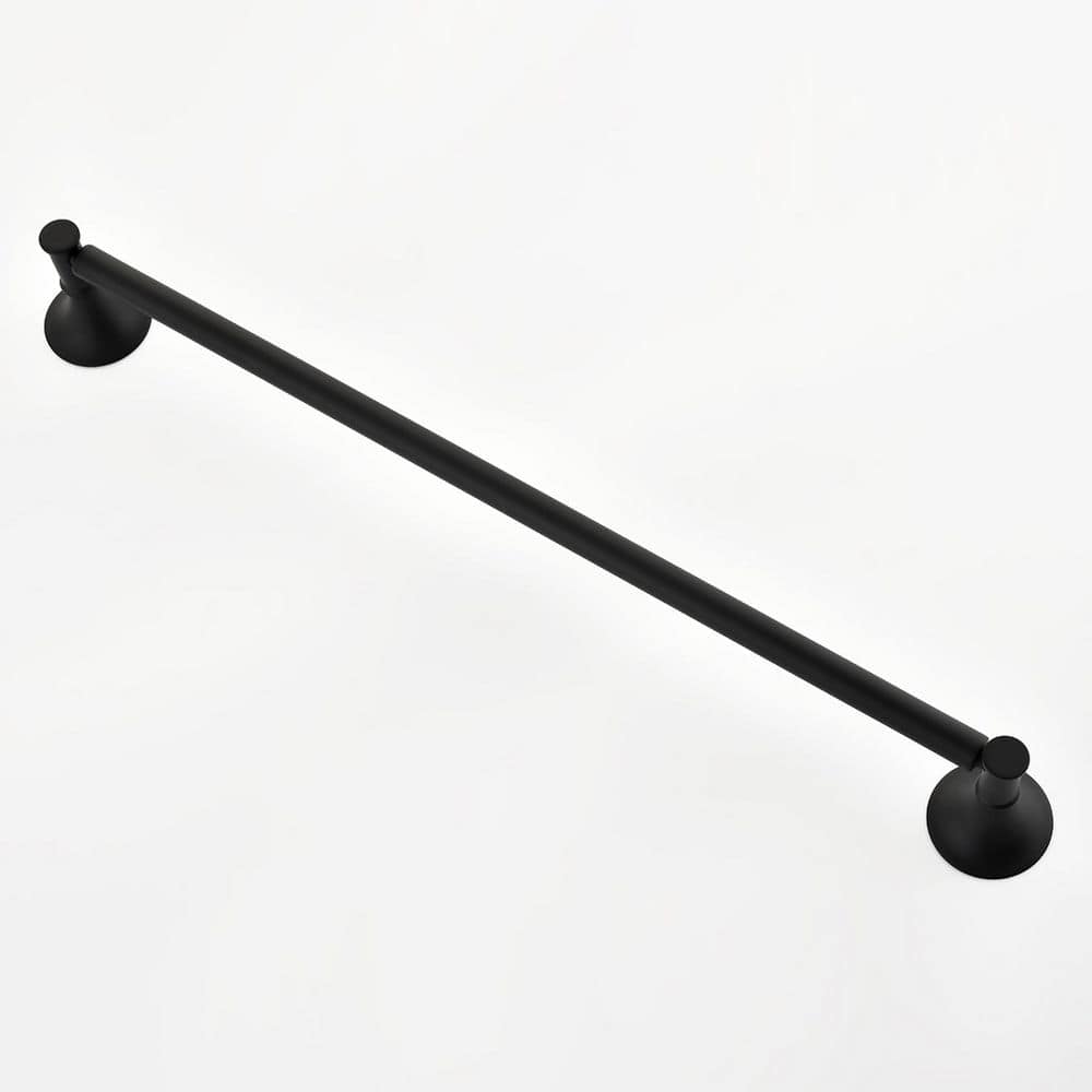 6-Piece Brass Bathroom Towel Rack Set with Wall Mount in Matte Black price history on PriceWatchPro