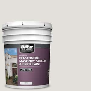 5 gal. #MS-87 Dove Gray Elastomeric Masonry, Stucco and Brick Exterior Paint