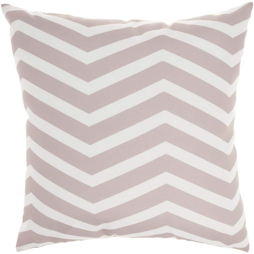 Sunny Aloha 20" Square Natural Polyester Outdoor Throw Pillow