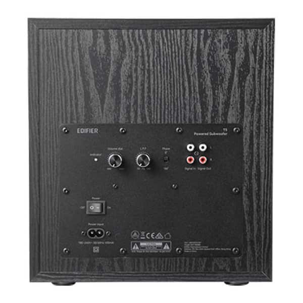 EDIFIER T5 70-Watt-Continuous 8-In. Powered Subwoofer 4004599