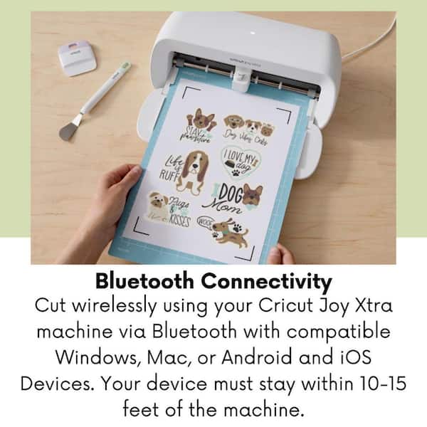 Cricut Joy Xtra Die Cutting Machine Bundle with Sticker Making