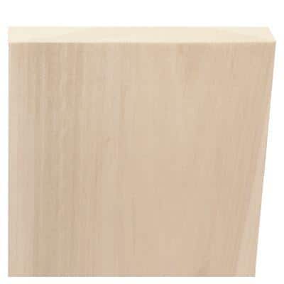 Unbranded 1 in. x 8 in. x 3 ft. S4S Poplar Board