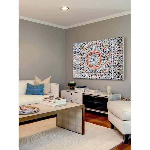 Unbranded 40 in. H x 60 in. W "Kortoba" by Parvez Taj Printed White Wood Wall Art