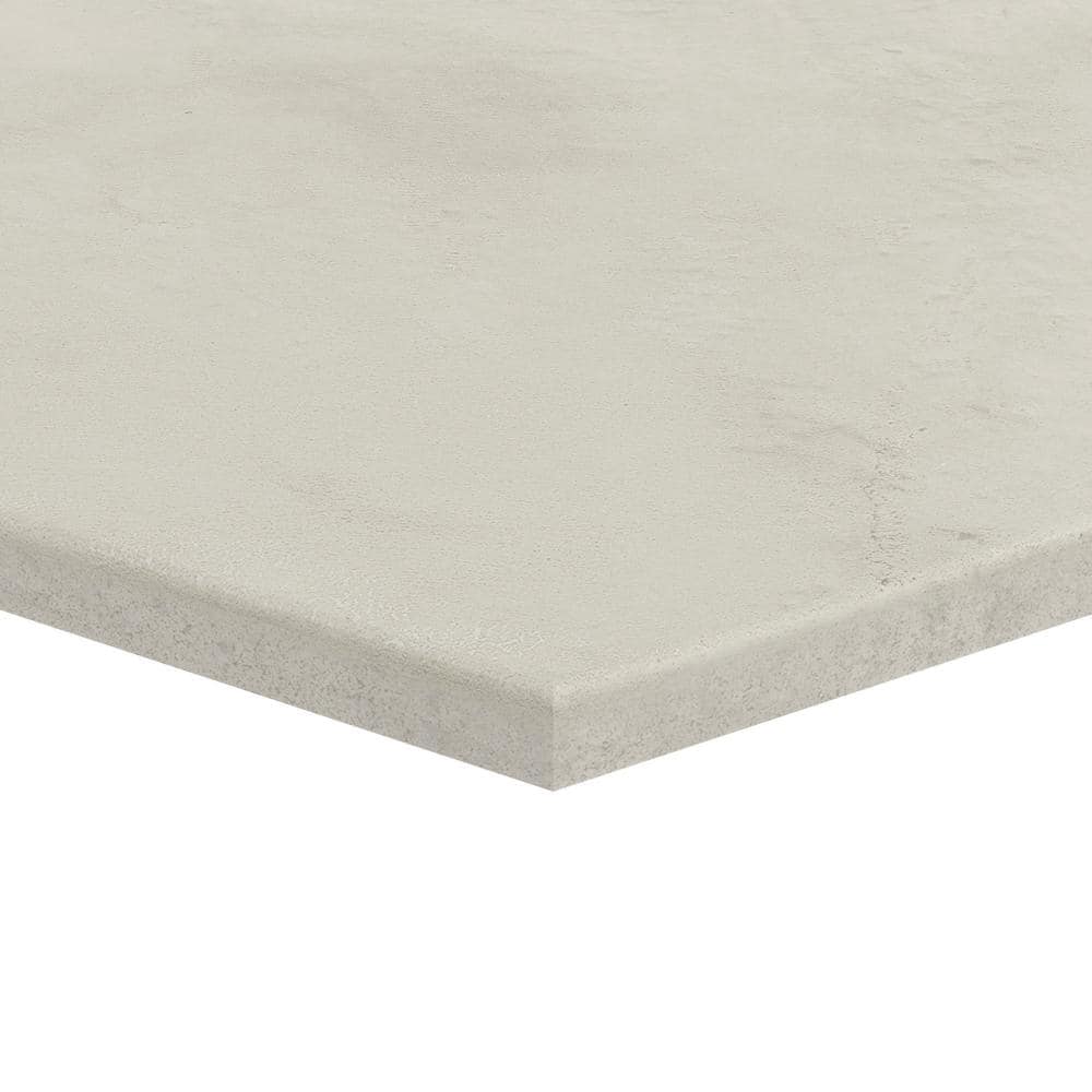 Bianco Matte Hexagonal Porcelain Floor and Wall Tile 8.5 x 9.84 Inch