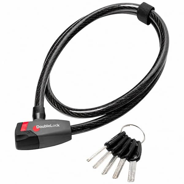 Panther, 3.9 ft. Keyed Cable Bike Lock, Braided Steel Cable