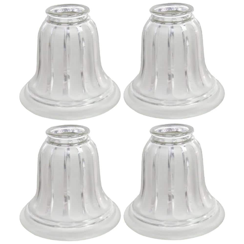4PK-Lighting Accessory-Replacement Glass-Clear and Sandblasted, 2-1/8 in. F