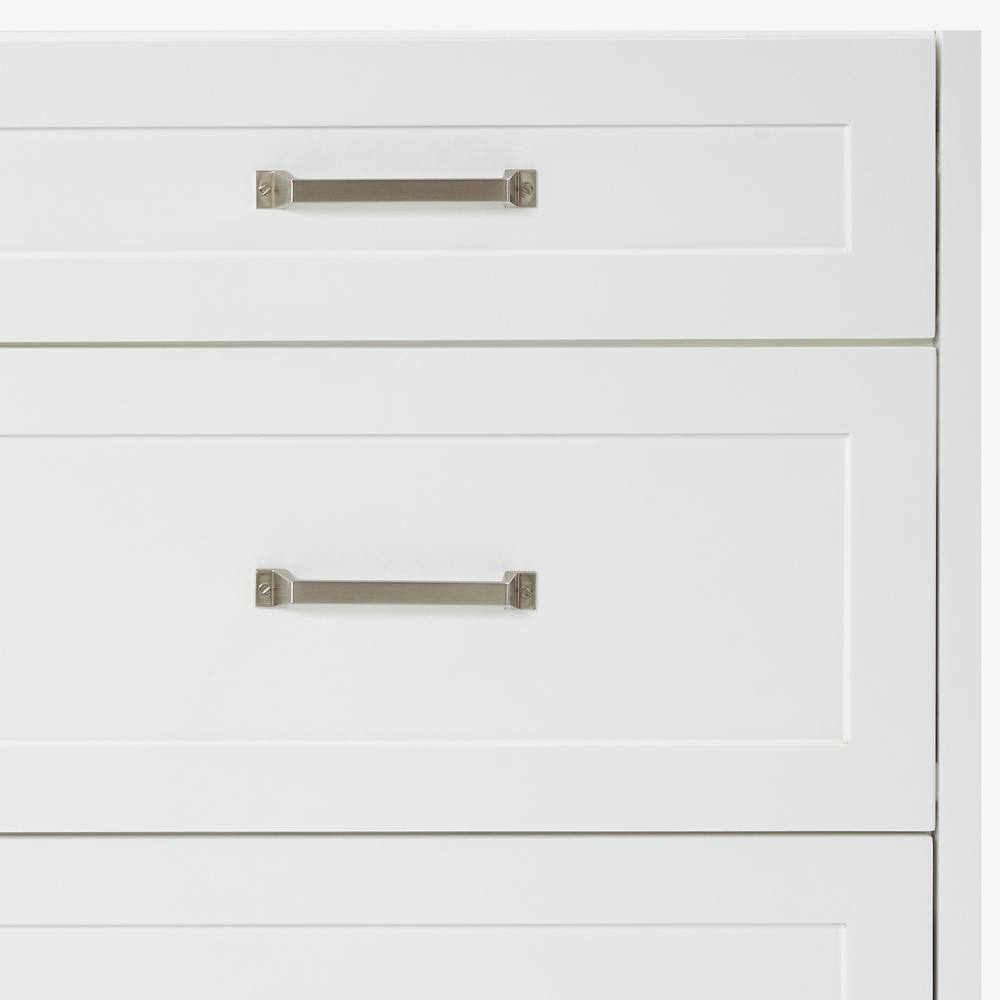 Monroe 72" White Solid Wood Double Freestanding Bathroom Vanity