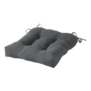 Carbon 20 in. x 20 in. Tufted Square Outdoor Seat Cushion