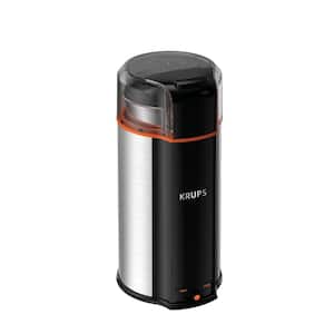 Ultimate Silent Vortex 3 oz. Stainless Steel Electric Blade Coffee Grinder with Removable Bowl