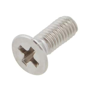 M3-0.5x8mm Stainless Steel Flat Head Phillips Drive Machine Screw 2-Pieces