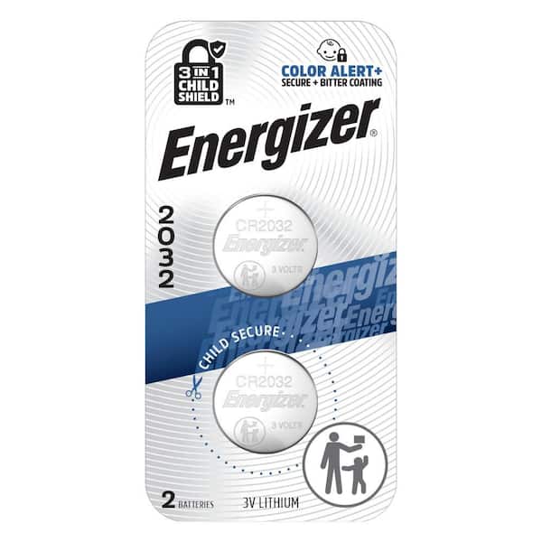 CR2032 Batteries (2-Pack), 3V Lithium Coin Batteries