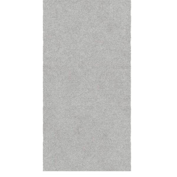 Aisle 3 ft. x 39 ft. Soft Non-Slip Plush Rug for Hallways, Events, Extra-Long 2 ft. 7 in. x 39 ft. Runner Rug, Gray