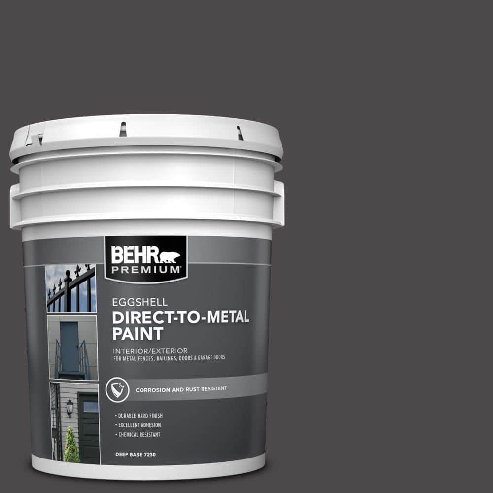 5 gal. #N530-7 Private Black Eggshell Direct to Metal Interior/Exterior Paint price history on PriceWatchPro