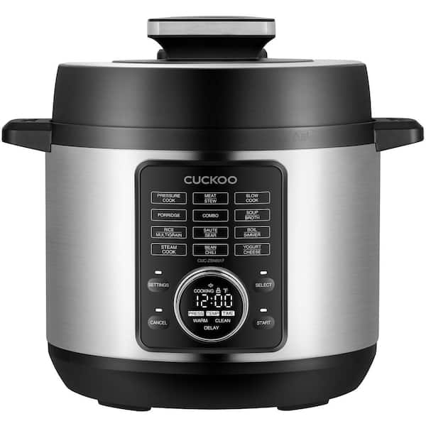 Cuckoo 6 Qt. Stainless Steel 8-in-1-Electric Pressure Cooker with 12-Menu Options