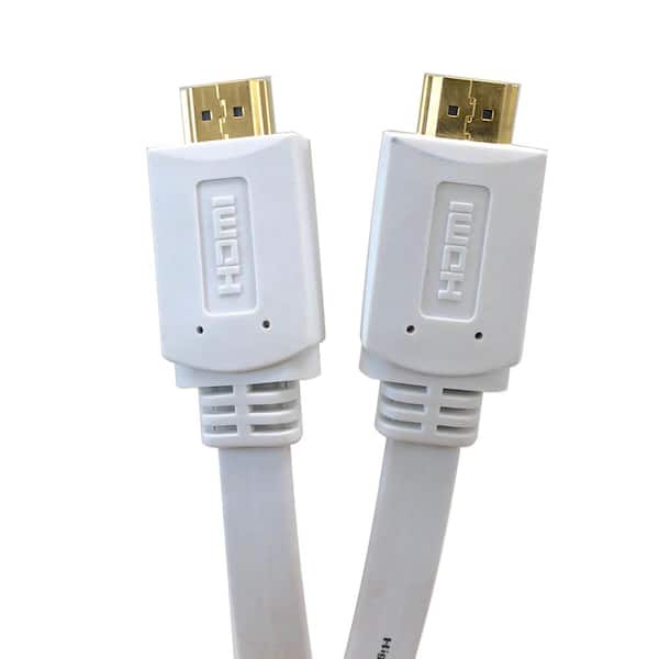 Micro Connectors, Inc 10 ft. HDMI Crystal HD Series Gold Plated White Version 1.3b & CL2 Rated Cable (2-Pack)