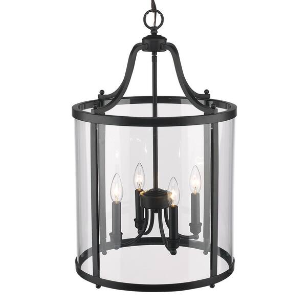 Golden Lighting Payton 4-Light Black 