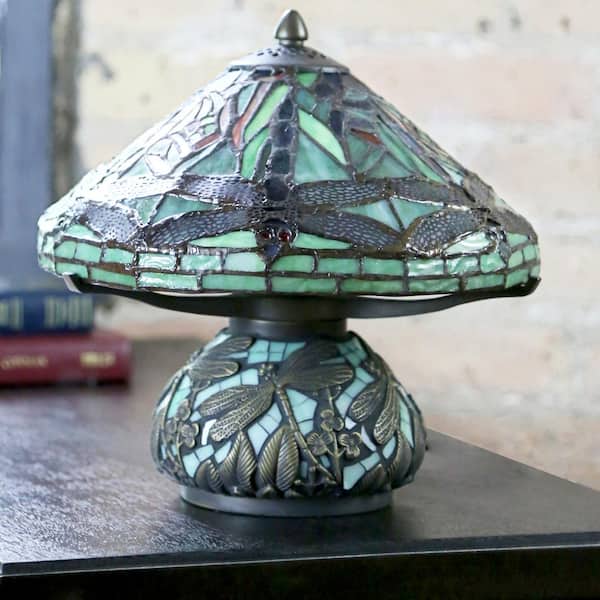 Stained Glass Shade And Mosaic Base, Stained Glass Table Lamp Kit