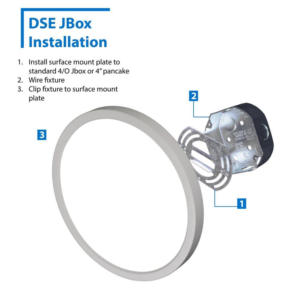 Matte White Round Aluminum LED Flush Mount Light
