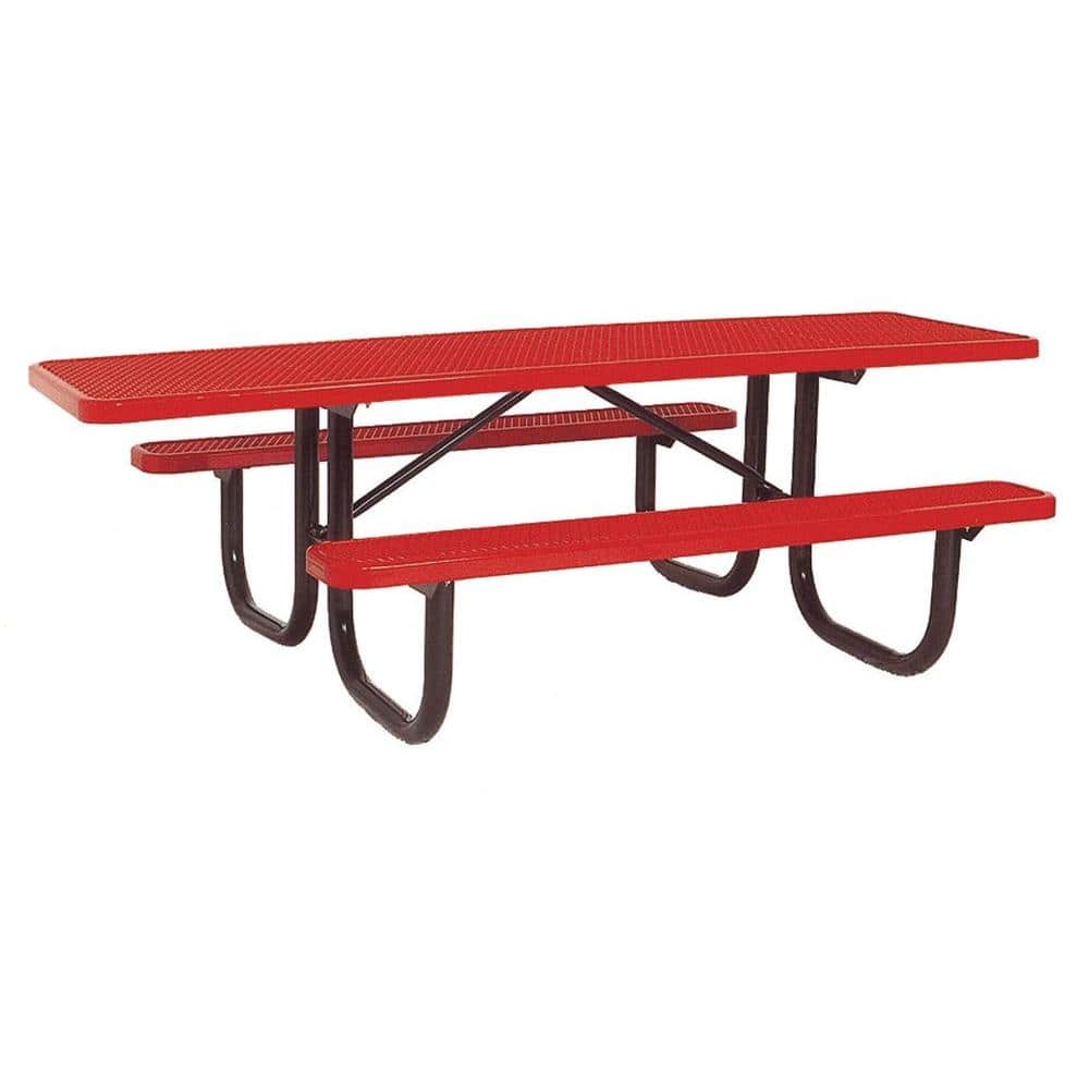 8 ft. Diamond Red Commercial Park ADA Portable Rectangular Table price history on PriceWatchPro
