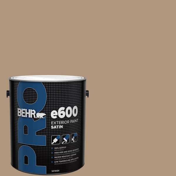 1 gal. #HDC-WR14-3 Roasted Hazelnut Satin Exterior Paint