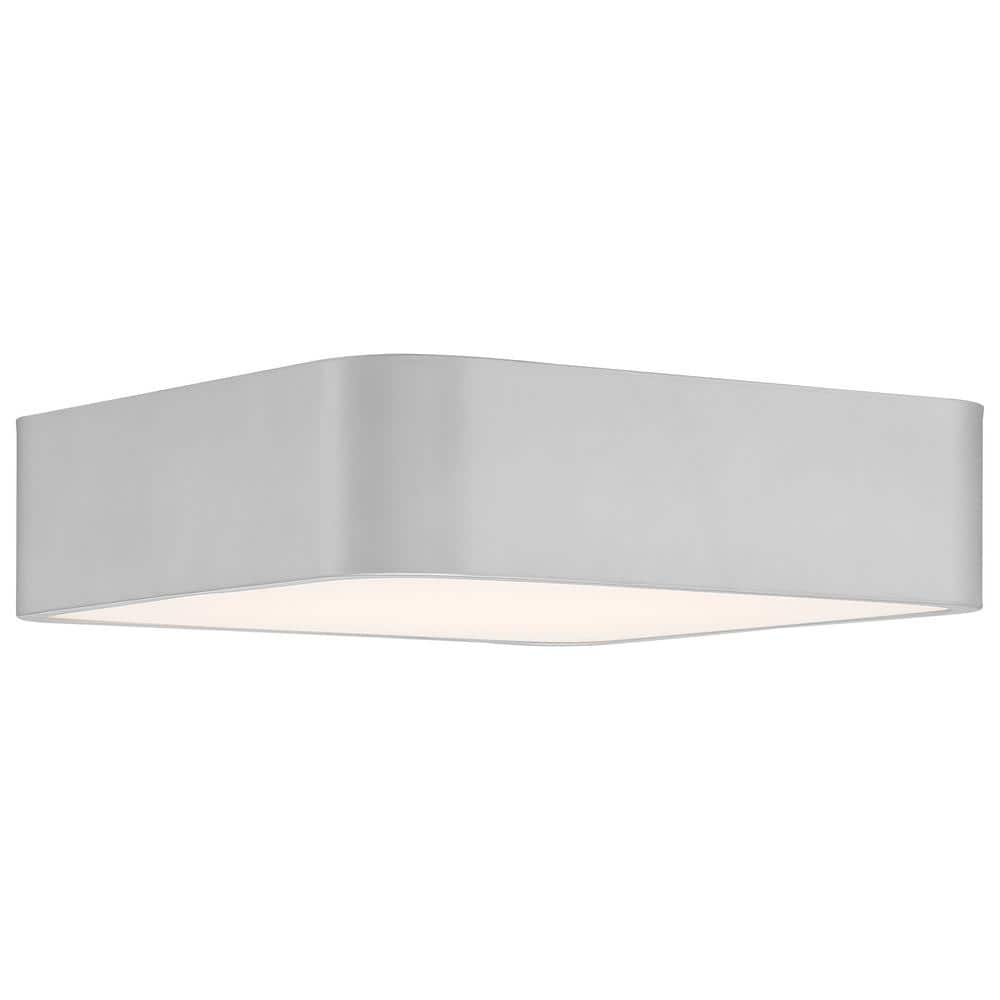 Granada Satin Finish 12" Square LED Flush Mount Ceiling Light