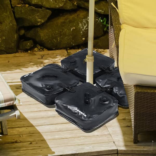 Trademark Innovations Saddlebag Style Sand Weight Bag for Patio Umbrella  Base (Single Unit) PATUMB-SANDBAG - The Home Depot