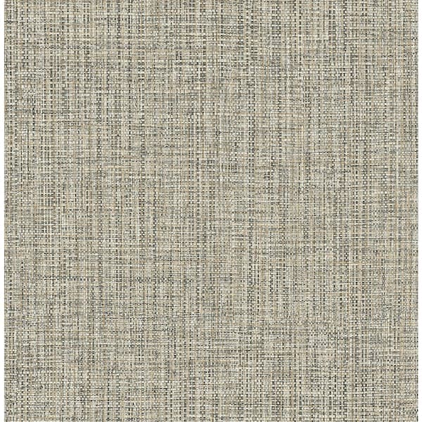 A-Street Prints Rattan Coffee Woven Paper Strippable Wallpaper (Covers 56.4 sq. ft.)