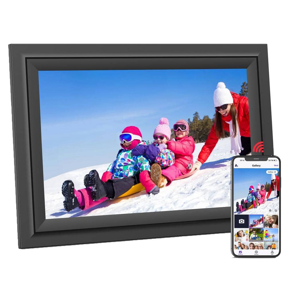 10.1 in. Black Multifunction Electronic Digital Picture Frame 2. 4Ghz Wi-Fi, IPS HD Touch Screen with 16gb Memory, App price history on PriceWatchPro