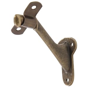Antique Brass Utility Handrail Bracket (5-Pack)
