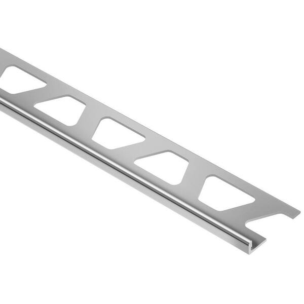 Schluter Systems Schiene Aluminum 1/8 in. x 8 ft. 2-1/2 in. Metal L-Angle Tile Edging Trim