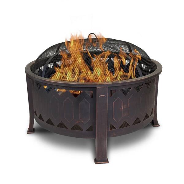 Oil Rubbed Bronze 5503, Outdoor Wood Burning Fire Pits Home Depot