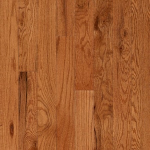 Plano Oak Gunstock 3/4 in. Thick x 3-1/4 in. Wide x Varying Length Solid Hardwood Flooring (22 sqft / case)