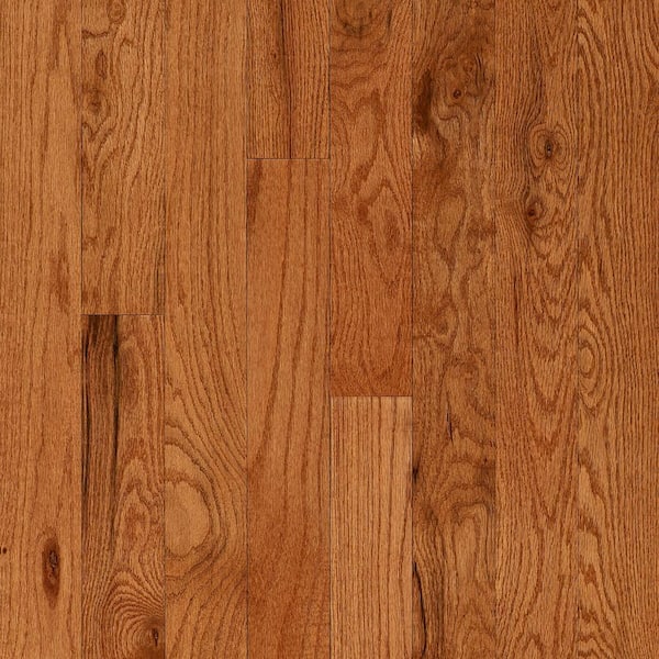 Bruce Plano Oak Gunstock 3/4 in. Thick x 3-1/4 in. Wide x Varying Length Solid Hardwood Flooring (22 sqft / case)