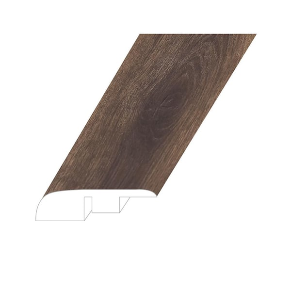 null Invicta Studio Russet 0.59 in. T x 1.38 in. W x 94.49 in. L Vinyl End Cap Molding