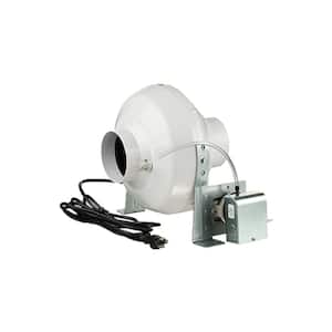 162 CFM Dryer Booster Fan with 4 in. Duct