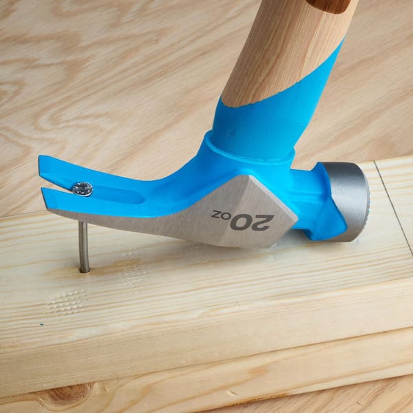 OX TOOLS Pro 20 oz. Milled Face Framing Hammer : Curved Hickory