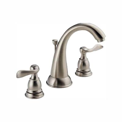 Delta Windemere 4 in. Centerset 2-Handle Bathroom Faucet with 