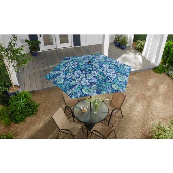 Hampton Bay Mix and Match Stackable Sling Outdoor Dining Chair in Cafe FCS00015J W The Home Depot