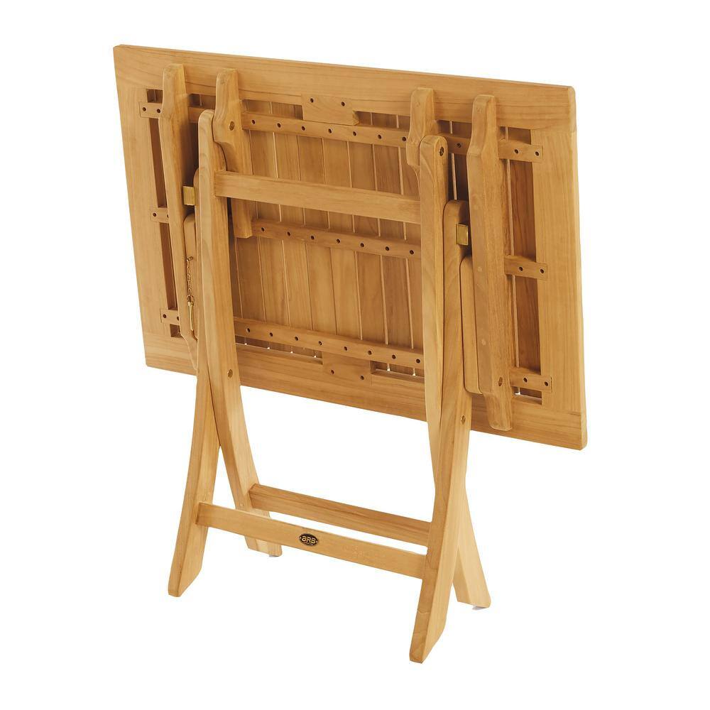 Colorado Rectangular Teak Folding Dining Table 36 x 24