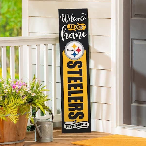 Evergreen 47 in. Double Sided Leaner Halloween Prop Porch Sign